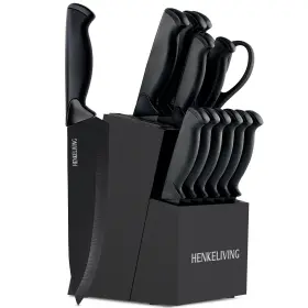 KNT-US14G01-04 HENKELIVING Knife Set Kitchen Knives Block