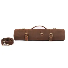 2018GJB0103 HERSENT Knife Roll Bag Waxed Canvas Carrier Pocke
