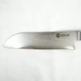 859006007564 HEXCLAD Damascus Knife Set Forest Pakkawood #3