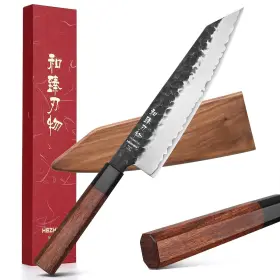 HZ-PM8-FHG-CS HEZHEN Chef Knife Layers High Carbon Clad Steel