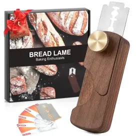 LAME01 HHZPAEK Magnetic Wooden Bread Lame Dough Scoring