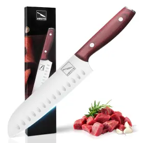 602581478584 HINYE Chef Knife Ultra Sharp Santoku Kitchen