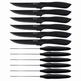 972548252743 HISSF Steak Knife Set Steel Sharp Blade Flatware