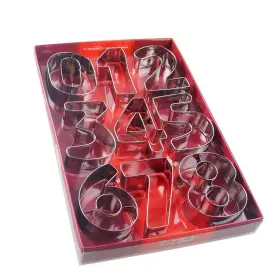 765390174372 HOABOLY Cookie Biscuit Cutters Set Steel Num