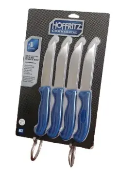 5228263 HOFFRITZ COMMERCIAL Steel Steak Knife Set Slip Handle