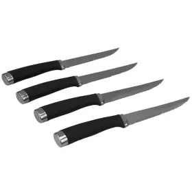 886466454133 HOME BASICS Steel Steak Knives Slip Handles Set