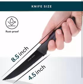 HHKS0051 HOME HERO Steak Knives Razor Sharp Set High Carbon #2