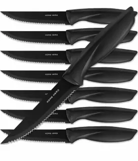 HHKS0051 HOME HERO Steak Knives Razor Sharp Set High Carbon