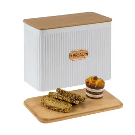 B0DT8PF2QW HOME PALETTE Bread Box Kitchen Countertop Corner