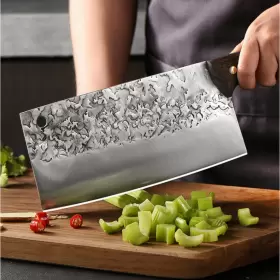 ZQ04 HOME SAFETY Forged Kitchen Chef Knife Nakiri Butcher #2