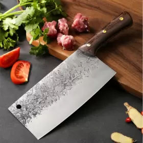 ZQ04 HOME SAFETY Forged Kitchen Chef Knife Nakiri Butcher #3