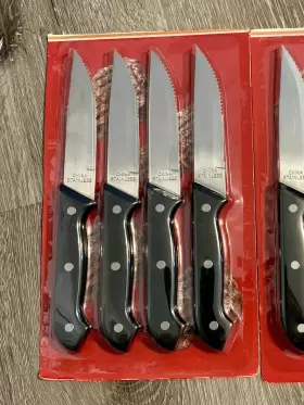 892708104014 HOMER TLC Steak Knife Set Serrated Blades Handle #2