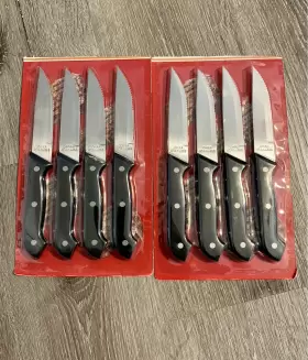 892708104014 HOMER TLC Steak Knife Set Serrated Blades Handle