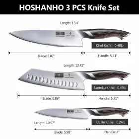 714757569139 HOSHANHO Kitchen Knife Set Steel Chef #2