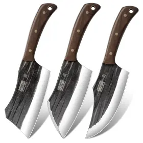 714757569993 HOSHANHO Butcher Knife Set High Carbon Steel