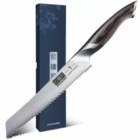 714757571460 HOSHANHO Bread Knife Serrated High Carbon Steel