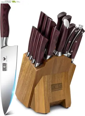 726084342965 HOSHANHO Sharp High Carbon Steel Chef Knife Set