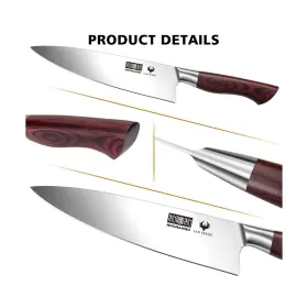 HSHCST-2023-034 HOSHANHO Kitchen Knife Set Block Sharp High #3