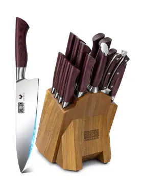 HSHCST-2023-034 HOSHANHO Kitchen Knife Set Block Sharp High
