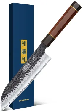 HSHES-2024-003-2 HOSHANHO Chefs Santoku Knife High Carbon