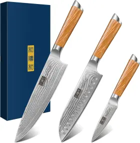 HSHPCST-2023-026 HOSHANHO Damascus Kitchen Knives