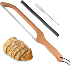 BBK-WOOD-0002 HOTTOR Sourdough Bread Slicer Serrated Knife