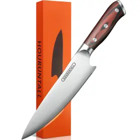 KC-KNIFE01 HOURUNTALL Chefs Knife Safety Notch Blade Injuries