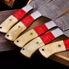 HD063 HTR KNIVES Handmade Damascus Steel Chef Kitchen Knife #3