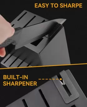 768484610602 HUNDOP Knife Set Kitchen Block Sharpen #3