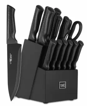 768484610602 HUNDOP Knife Set Kitchen Block Sharpen