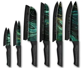 763055833541 HUNTER.DUAL Knife Set Colorful Kitchen Sharp