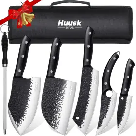 313115571526 HUUSK Forged Knife Set Cleaver Butcher Viking