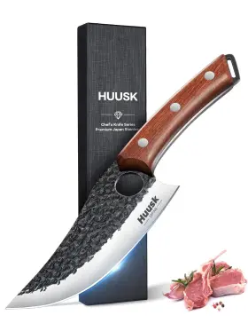 HK-KK-006B HUUSK Viking Knife Butcher Meat Cutting Forged