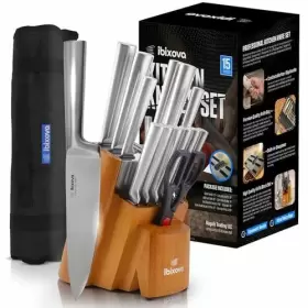 197644941629 IBIXOVA Kitchen Knife Set High Carbon Sta