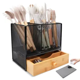 B0FPR34XCG IDCYMOUL Kitchen Utensil Holder Countertop Drawer