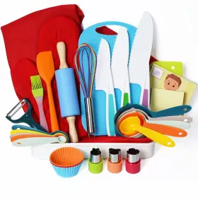 726954093515 IELEK Kids Cooking Baking Set Storage Box Junior