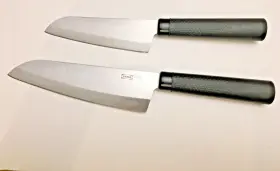 22676-2211 IKEA Steel Knife Set Chef Santoku