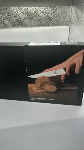I-TD0021NPD IMARKU Steak Knives Serrated Set Pakka Wooden #2