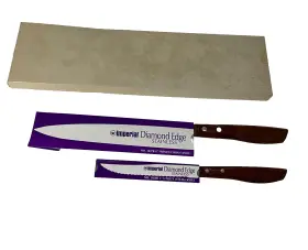 3027B IMPERIAL Diamond Edge Steel Kitchen Knives Set Chef