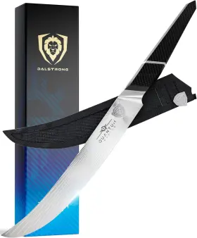 744759079374 QUANTUM Butcher Breaking Knife American Forged