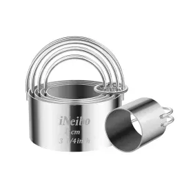 799491272262 INEIBO Biscuit Cutter Set Cookie Round Circle