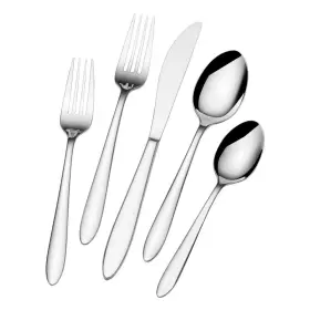 028225014176 INTERNATIONAL SILVER Felice Steel Flatware Set