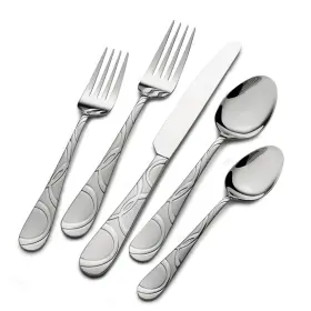 028225777897 INTERNATIONAL SILVER Garland Frost Flatware Set