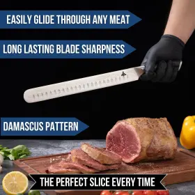 860007917653 IRON GRILLERS Slicing Carving Knife Set Bbq #3
