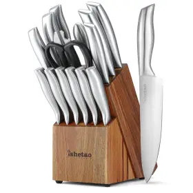 726379307716 ISHETAO Knife Kitchen Block Set Ultra Sharp