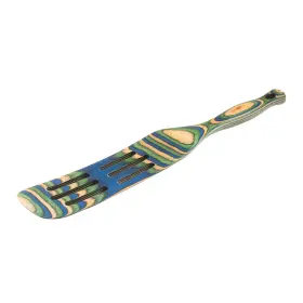 41392 ISLAND BAMBOO Pakkawood Spurtle Peacock