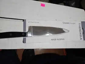 31161-161 J.A. HENCKELS Classic Handle Steel Chef Knife
