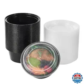B0D2L3YV1X JALUXING Round Meal Containers Lids Food Storage