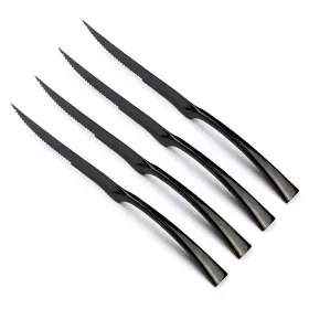 367342709925 JANKNG Steel Serrated Sharp Steak Knife Set