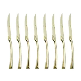 KAYCHAMPAGOLDSTEAKKN8P JASHII Steel Serrated Steak Knife